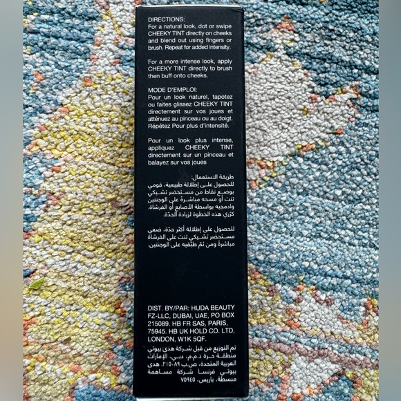 HUDA BEAUTY Cheeky Tint Cream Blush Stick in Perky Peach - Picture 2 of 6